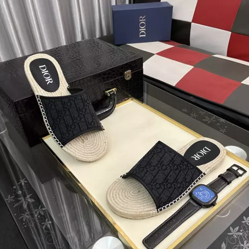 Christian Dior Slippers For Men #1330845 $60.00 USD, Wholesale Replica Christian Dior Slippers