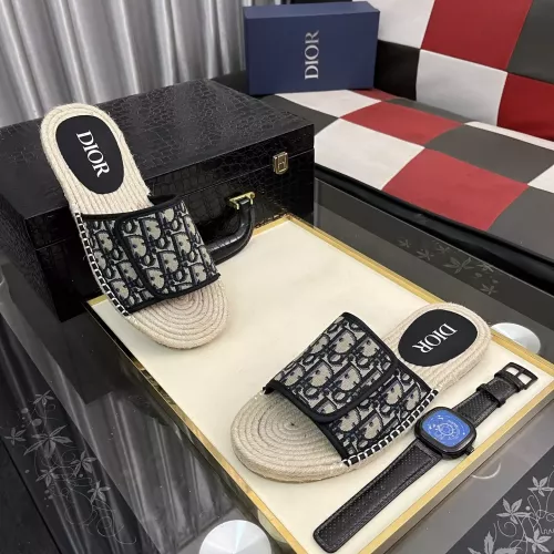 Christian Dior Slippers For Men #1330846 $60.00 USD, Wholesale Replica Christian Dior Slippers