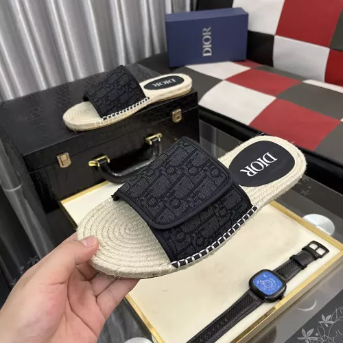 Replica Christian Dior Slippers For Men #1330847 $60.00 USD for Wholesale