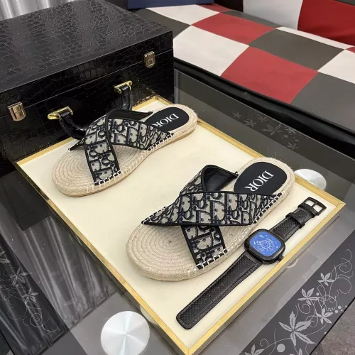 Christian Dior Slippers For Men #1330848 $60.00 USD, Wholesale Replica Christian Dior Slippers