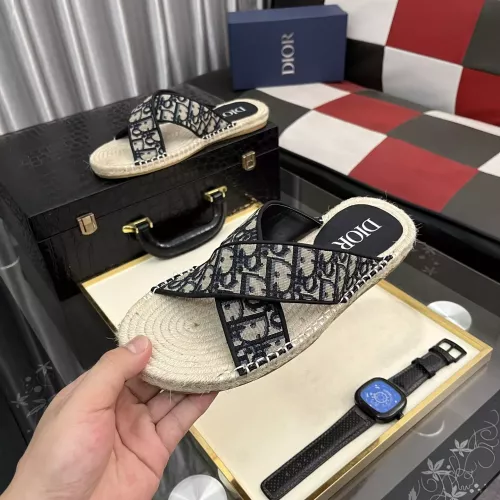 Replica Christian Dior Slippers For Men #1330848 $60.00 USD for Wholesale