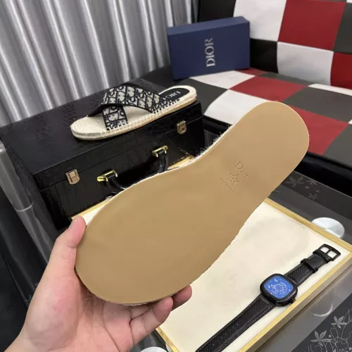 Replica Christian Dior Slippers For Men #1330848 $60.00 USD for Wholesale