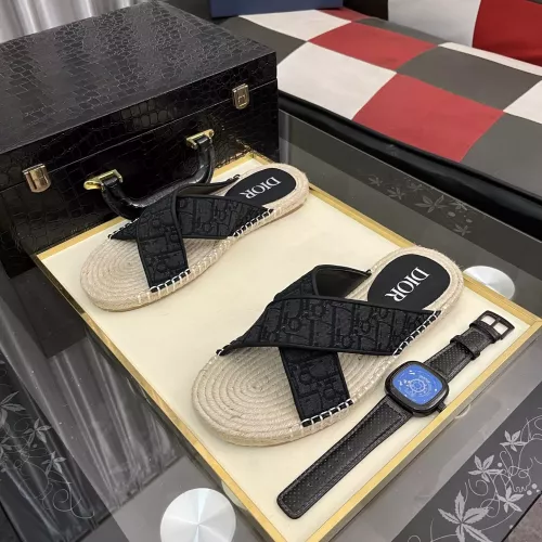 Christian Dior Slippers For Men #1330849 $60.00 USD, Wholesale Replica Christian Dior Slippers