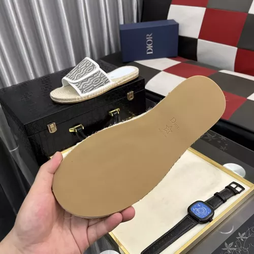 Replica Christian Dior Slippers For Men #1330853 $60.00 USD for Wholesale