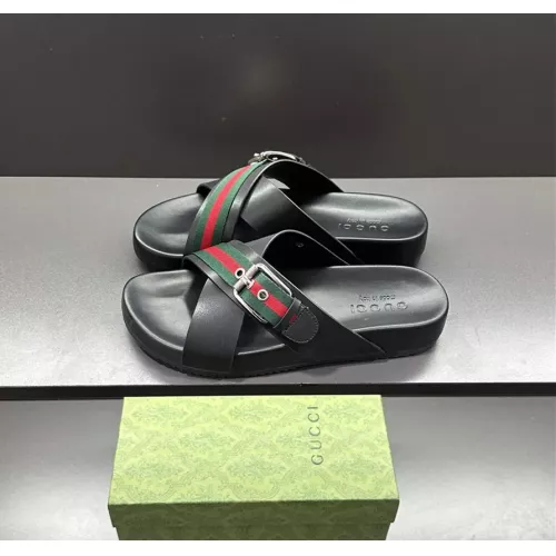 Gucci Slippers For Men #1330904 $56.00 USD, Wholesale Replica Gucci Slippers