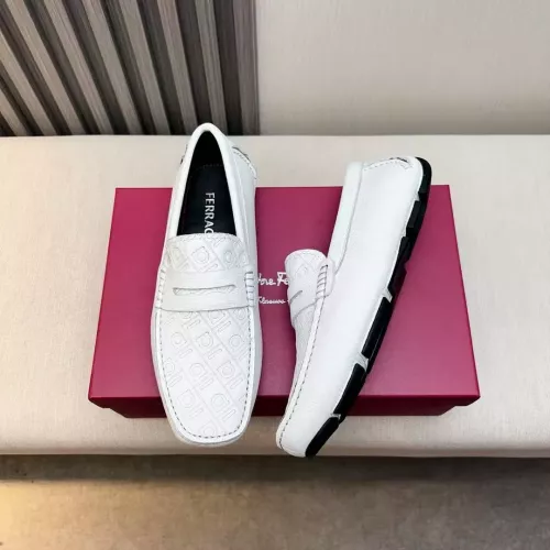 Salvatore Ferragamo Leather Shoes For Men #1330933 $100.00 USD, Wholesale Replica Salvatore Ferragamo Leather Shoes