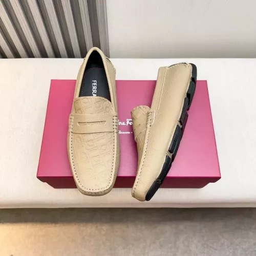 Salvatore Ferragamo Leather Shoes For Men #1330934 $100.00 USD, Wholesale Replica Salvatore Ferragamo Leather Shoes