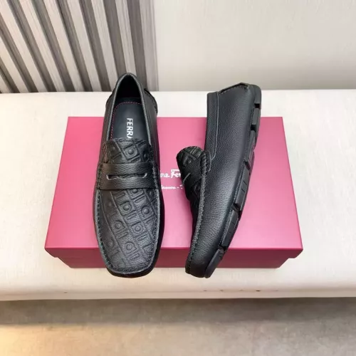 Salvatore Ferragamo Leather Shoes For Men #1330938 $100.00 USD, Wholesale Replica Salvatore Ferragamo Leather Shoes