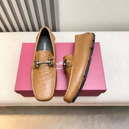Salvatore Ferragamo Leather Shoes For Men #1330939 $100.00 USD, Wholesale Replica Salvatore Ferragamo Leather Shoes