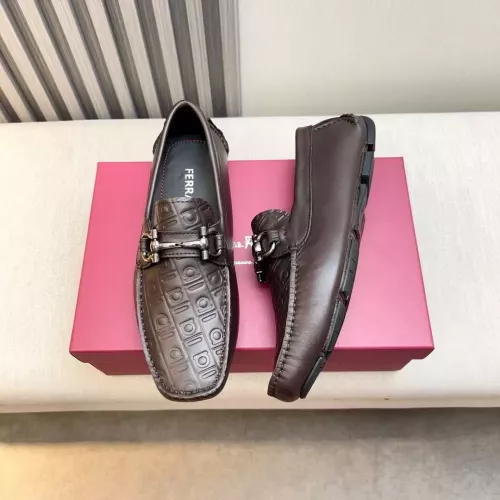 Salvatore Ferragamo Leather Shoes For Men #1330940 $100.00 USD, Wholesale Replica Salvatore Ferragamo Leather Shoes