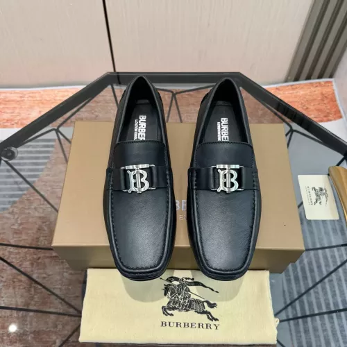 Burberry Leather Shoes For Men #1330945 $100.00 USD, Wholesale Replica Burberry Leather Shoes