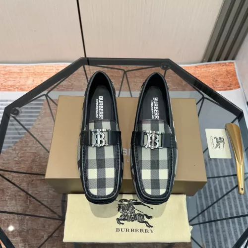 Burberry Leather Shoes For Men #1330946 $100.00 USD, Wholesale Replica Burberry Leather Shoes