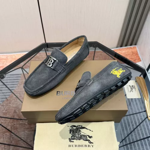 Burberry Leather Shoes For Men #1330948 $100.00 USD, Wholesale Replica Burberry Leather Shoes