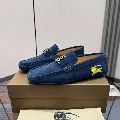 Replica Burberry Leather Shoes For Men #1330950 $100.00 USD for Wholesale
