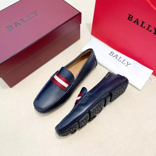 Replica Bally Leather Shoes For Men #1330953 $105.00 USD for Wholesale