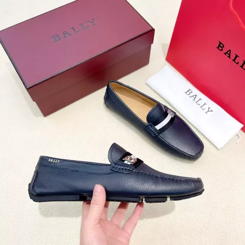 Replica Bally Leather Shoes For Men #1330958 $105.00 USD for Wholesale