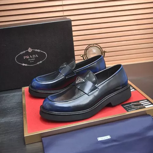 Prada Leather Shoes For Men #1331041 $140.00 USD, Wholesale Replica Prada Leather Shoes