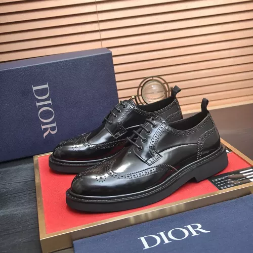Christian Dior Leather Shoes For Men #1331050 $140.00 USD, Wholesale Replica Christian Dior Leather Shoes