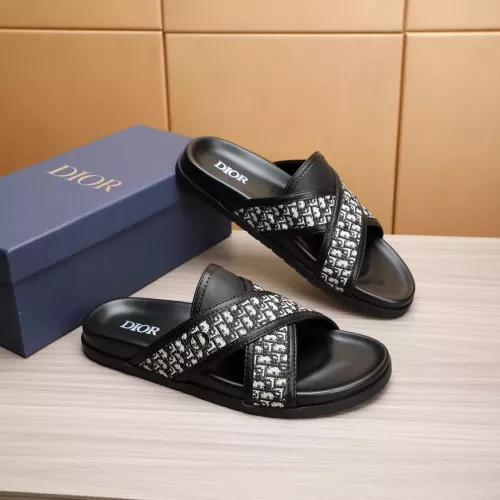Replica Christian Dior Slippers For Men #1331149 $68.00 USD for Wholesale