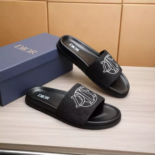 Replica Christian Dior Slippers For Men #1331152 $68.00 USD for Wholesale