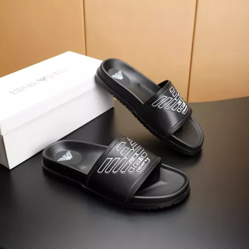 Replica Armani Slippers For Men #1331158 $68.00 USD for Wholesale