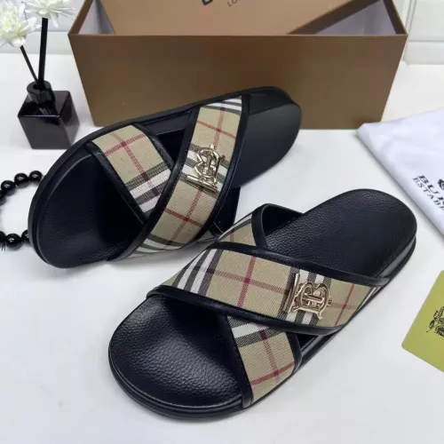 Burberry Slippers For Men #1331201 $68.00 USD, Wholesale Replica Burberry Slippers