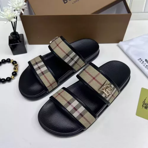 Burberry Slippers For Men #1331202 $68.00 USD, Wholesale Replica Burberry Slippers