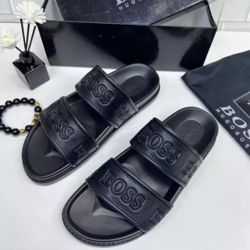 Boss Slippers For Men #1331206 $68.00 USD, Wholesale Replica Boss Slippers
