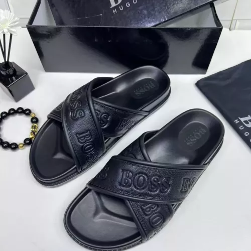 Boss Slippers For Men #1331208 $68.00 USD, Wholesale Replica Boss Slippers