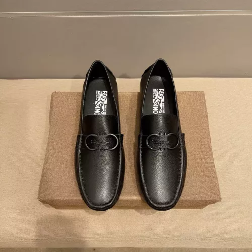 Salvatore Ferragamo Leather Shoes For Men #1331225 $76.00 USD, Wholesale Replica Salvatore Ferragamo Leather Shoes