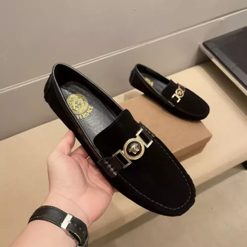 Versace Leather Shoes For Men #1331241 $76.00 USD, Wholesale Replica Versace Leather Shoes