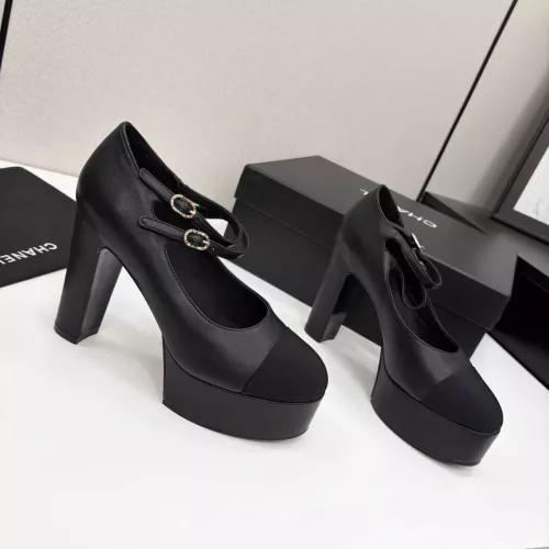 Chanel High-Heeled Shoes For Women #1331442 $125.00 USD, Wholesale Replica Chanel High-Heeled Shoes