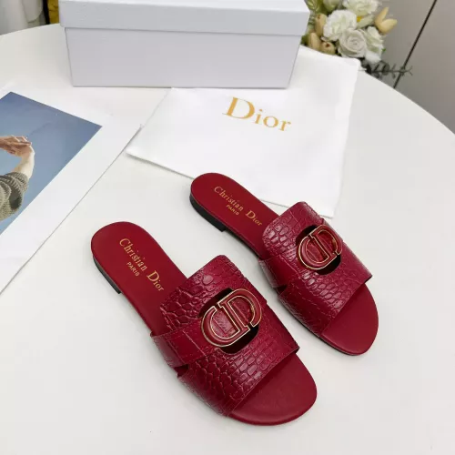 Replica Christian Dior Slippers For Women #1331593 $85.00 USD for Wholesale