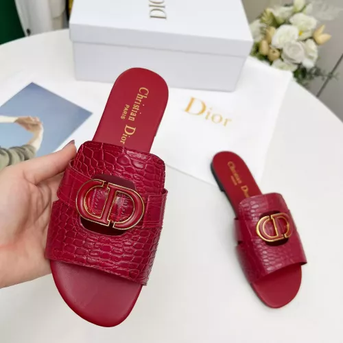 Replica Christian Dior Slippers For Women #1331593 $85.00 USD for Wholesale