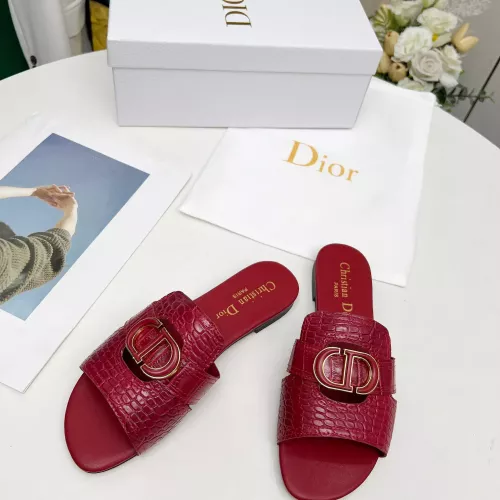 Replica Christian Dior Slippers For Women #1331593 $85.00 USD for Wholesale