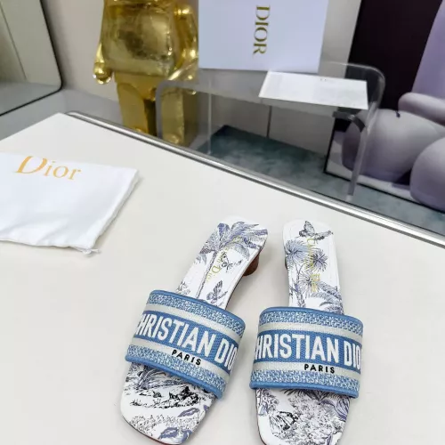 Replica Christian Dior Slippers For Women #1331609 $82.00 USD for Wholesale