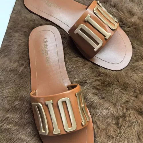 Replica Christian Dior Slippers For Women #1331701 $56.00 USD for Wholesale