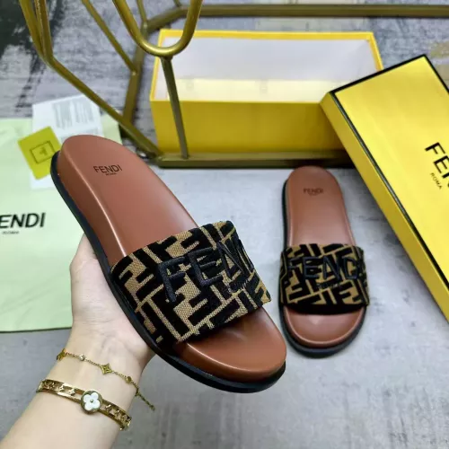 Fendi Slippers For Men #1331733 $76.00 USD, Wholesale Replica Fendi Slippers