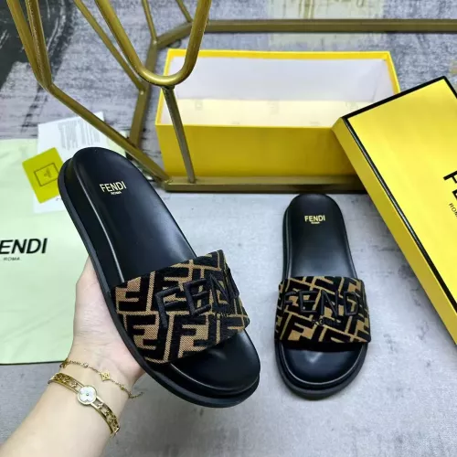 Fendi Slippers For Men #1331735 $76.00 USD, Wholesale Replica Fendi Slippers