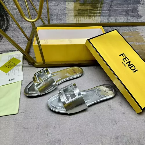 Fendi Slippers For Women #1331738 $80.00 USD, Wholesale Replica Fendi Slippers