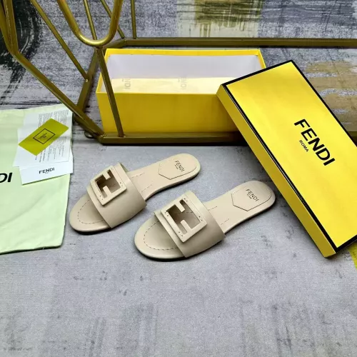 Fendi Slippers For Women #1331740 $80.00 USD, Wholesale Replica Fendi Slippers