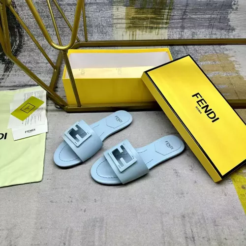 Fendi Slippers For Women #1331742 $80.00 USD, Wholesale Replica Fendi Slippers