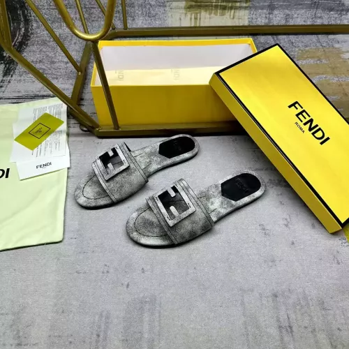 Fendi Slippers For Women #1331750 $80.00 USD, Wholesale Replica Fendi Slippers