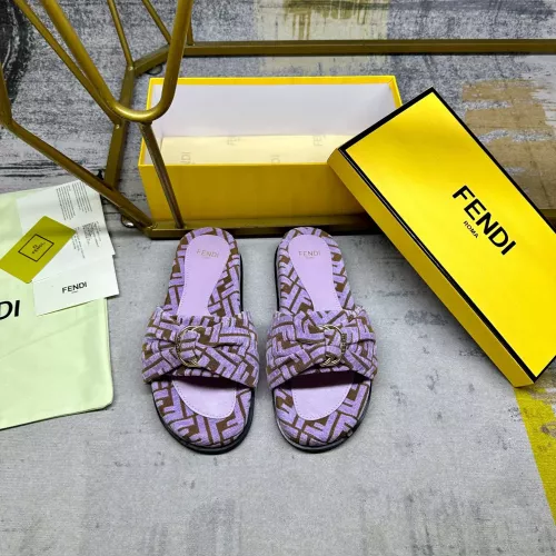 Fendi Slippers For Women #1331771 $82.00 USD, Wholesale Replica Fendi Slippers
