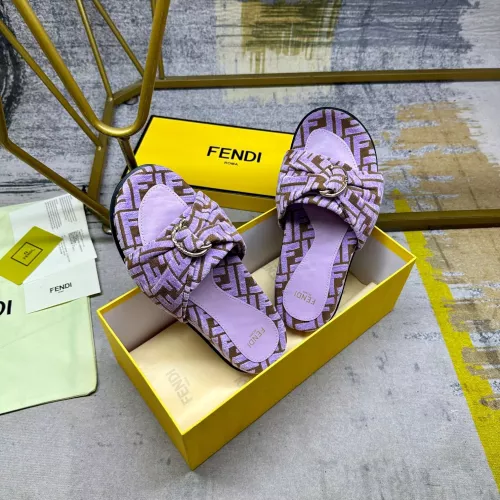 Replica Fendi Slippers For Women #1331771 $82.00 USD for Wholesale