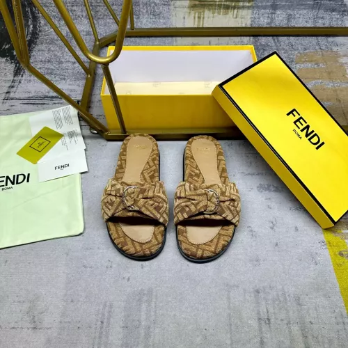 Fendi Slippers For Women #1331772 $82.00 USD, Wholesale Replica Fendi Slippers