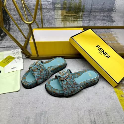 Replica Fendi Slippers For Women #1331773 $82.00 USD for Wholesale