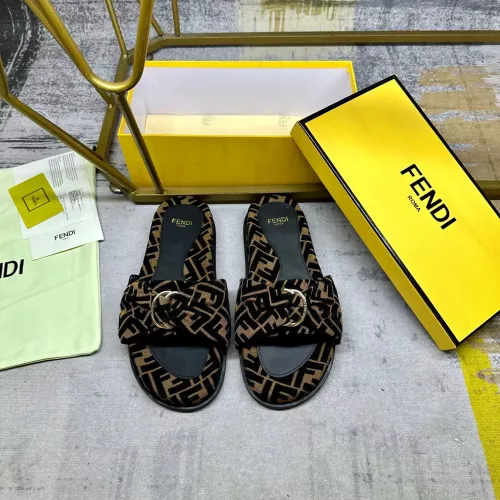 Fendi Slippers For Women #1331775 $82.00 USD, Wholesale Replica Fendi Slippers
