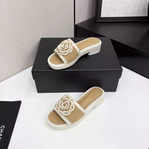 Chanel Slippers For Women #1331919 $98.00 USD, Wholesale Replica Chanel Slippers