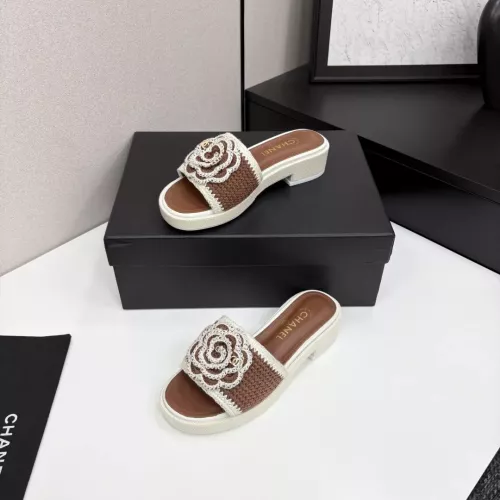 Chanel Slippers For Women #1331920 $98.00 USD, Wholesale Replica Chanel Slippers